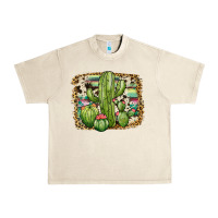 Sandshell serape cowhide cactus Urban Heavy Tee - JahusDesignShop