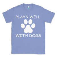 Colony Blue Plays Well With Dogs Classic Tee - Bettercallsaul