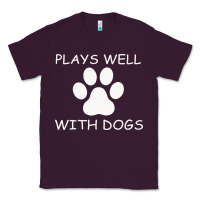 Plum Plays Well With Dogs Classic Tee - Bettercallsaul