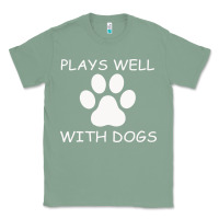 Sage Plays Well With Dogs Classic Tee - Bettercallsaul