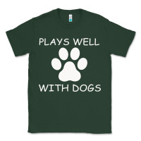 Sports Green Plays Well With Dogs Classic Tee - Bettercallsaul