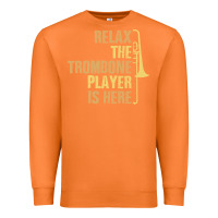 Carrot relax the trombone player is here gift trombone gifts Premium Sweatshirt - lanVoArt