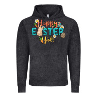 Vintage Black Happy Easter y'all Easter Day Vintage Hoodie - HowdyJamesFarm
