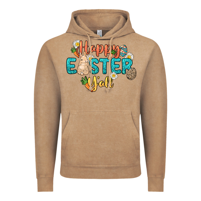 Happy Easter Y'all Easter Day Vintage Hoodie by HowdyJamesFarm | Teevron