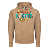 Vintage Coffee Happy Easter y'all Easter Day Vintage Hoodie - HowdyJamesFarm