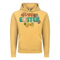 Vintage Mustard Happy Easter y'all Easter Day Vintage Hoodie - HowdyJamesFarm