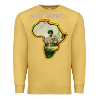 Antique Gold hugh mundell 'africa must be free by 1983' Premium Sweatshirt - lanVoArt