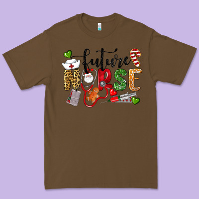 Chrismas Future Nurse Premium Tee Designed By Lillyallendesigns