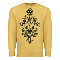 Antique Gold haunted mansion wallpaper Premium Sweatshirt - lanVoArt
