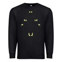 Black haunted mansion wallpaper Premium Sweatshirt - lanVoArt