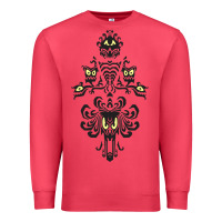 Cardinal haunted mansion wallpaper Premium Sweatshirt - lanVoArt