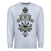Heather Grey haunted mansion wallpaper Premium Sweatshirt - lanVoArt