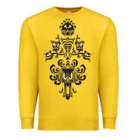 Lemon haunted mansion wallpaper Premium Sweatshirt - lanVoArt