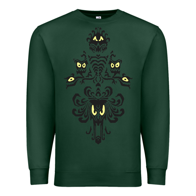 Haunted Mansion Wallpaper Premium Sweatshirt by lanVoArt | Teevron