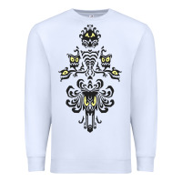 White haunted mansion wallpaper Premium Sweatshirt - lanVoArt