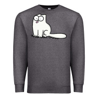 Charcoal Heather simon's cat 1 Premium Sweatshirt - lanVoArt