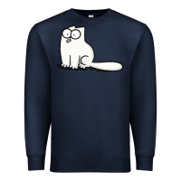 Navy simon's cat 1 Premium Sweatshirt - lanVoArt