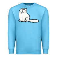 Ocean Blue simon's cat 1 Premium Sweatshirt - lanVoArt
