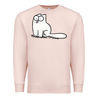 Pale Pink simon's cat 1 Premium Sweatshirt - lanVoArt
