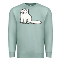 Seafoam simon's cat 1 Premium Sweatshirt - lanVoArt