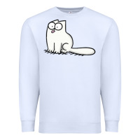White simon's cat 1 Premium Sweatshirt - lanVoArt
