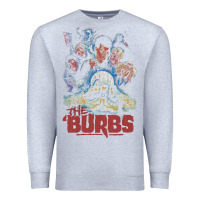 Heather Grey the burbs Premium Sweatshirt - lanVoArt