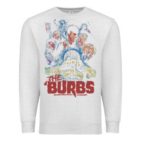 Oatmeal Heather the burbs Premium Sweatshirt - lanVoArt