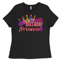Black birthday princess Ladies Tee - Artiststas