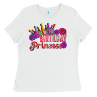 White birthday princess Ladies Tee - Artiststas