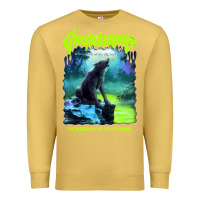 Antique Gold r.l. stine goosebumps nightmare halloween werewolf fever swamp essenti Premium Sweatshirt - lanVoArt