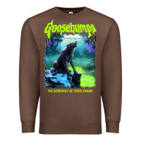 R.l. Stine Goosebumps Nightmare Halloween Werewolf Fever Swamp Essenti Premium Sweatshirt | Teevron