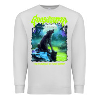 Dove Grey r.l. stine goosebumps nightmare halloween werewolf fever swamp essenti Premium Sweatshirt - lanVoArt