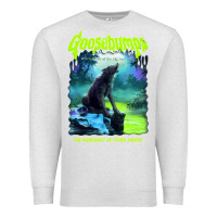 Oatmeal Heather r.l. stine goosebumps nightmare halloween werewolf fever swamp essenti Premium Sweatshirt - lanVoArt