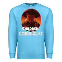 Ocean Blue children of the corn halloween cornhole the kids' spooky horror movie Premium Sweatshirt - lanVoArt