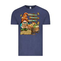 Vintage Denim Pumpkin patch hayrides and corn maze Vintage Tee - NancyCooperArtShop