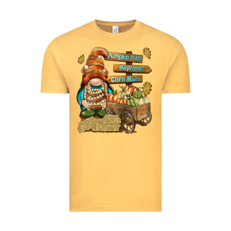 Pumpkin Patch Hayrides And Corn Maze Vintage Tee by NancyCooperArtShop | Teevron