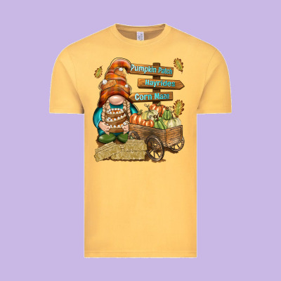 Pumpkin Patch Hayrides And Corn Maze Vintage Tee Designed By Nancycooperartshop
