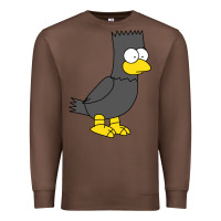 Chestnut bart as edgar allen poe raven nevermore halloween Premium Sweatshirt - lanVoArt