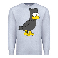 Bart As Edgar Allen Poe Raven Nevermore Halloween Premium Sweatshirt | Teevron