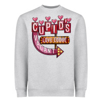 Valentines Day Cupid's Love Lodge Heavyweight Sweatshirt | Teevron