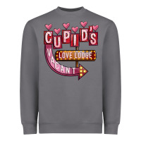Storm Valentines Day Cupid's Love Lodge Heavyweight Sweatshirt - FaDigitalArtStudio