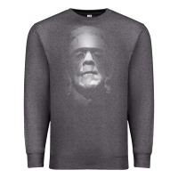 Charcoal Heather frankenstein monster boris karloff face Premium Sweatshirt - lanVoArt