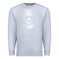 Heather Grey frankenstein monster boris karloff face Premium Sweatshirt - lanVoArt