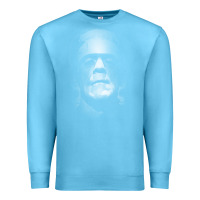 Ocean Blue frankenstein monster boris karloff face Premium Sweatshirt - lanVoArt