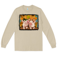 Mushroom fall pigs Long Sleeve Tee - Jasminsmagicworld