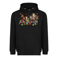 Black farm animals autism Heavyweight Hoodie - RacoonDesign