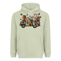 Matcha farm animals autism Heavyweight Hoodie - RacoonDesign