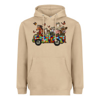 Mushroom farm animals autism Heavyweight Hoodie - RacoonDesign