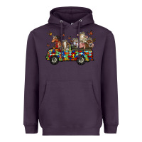Plum farm animals autism Heavyweight Hoodie - RacoonDesign