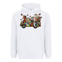 White farm animals autism Heavyweight Hoodie - RacoonDesign